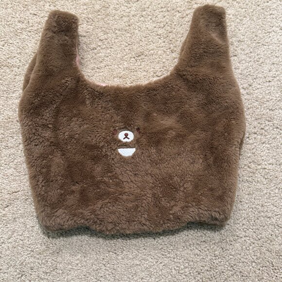 Chairoikoguma Plush Tote Bag - Picture 2 of 5